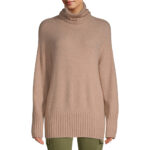 Slouchy Turtleneck Sweater Women's - shirt