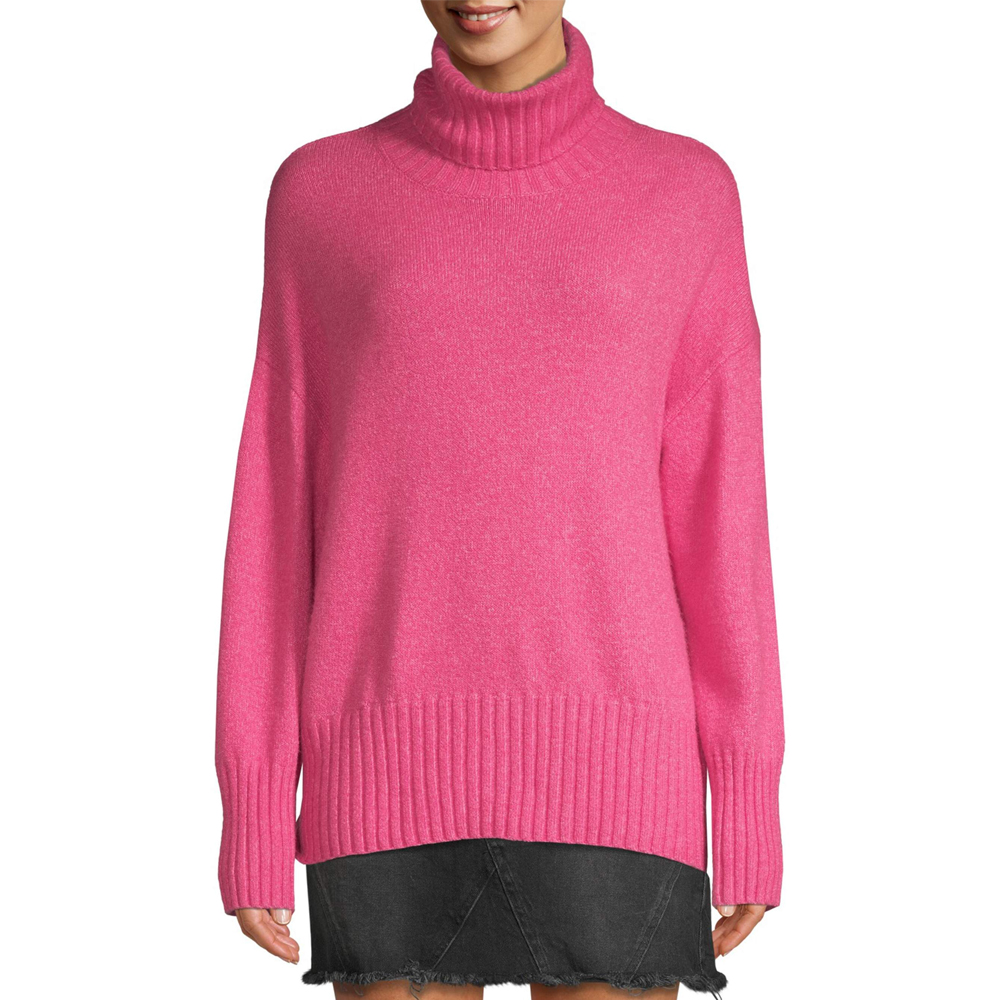 Slouchy Turtleneck Sweater Women's - T-shirt